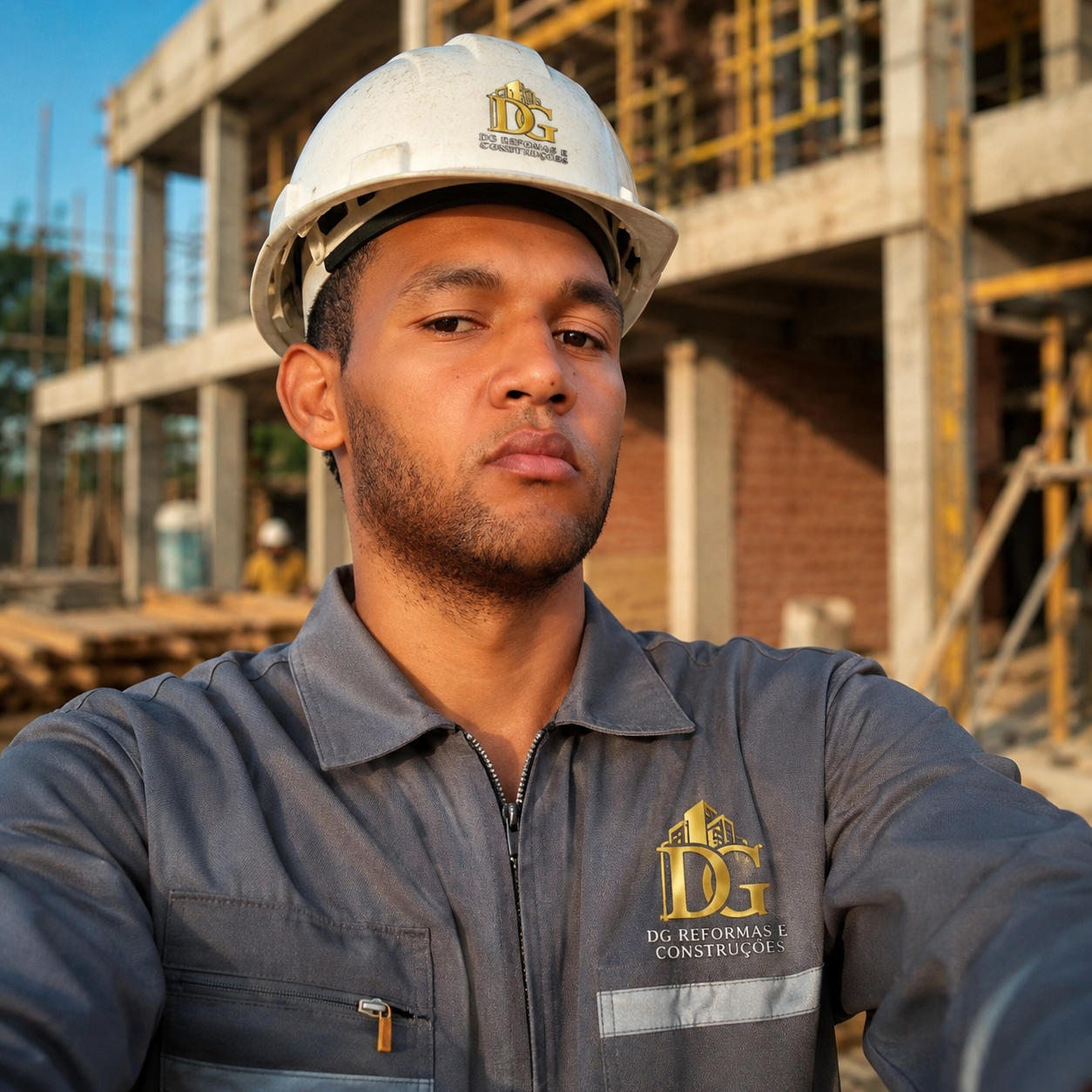 Equipe DG Reformas em obra